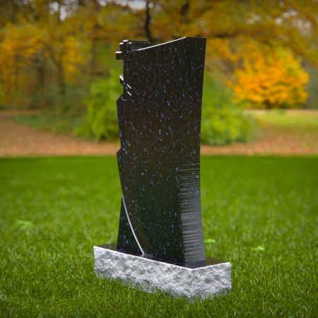 modern headstone with sleek cross accent for spiritual tribute for headstone near me