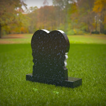 Upright tombstones with refined symmetry and spiritual weight