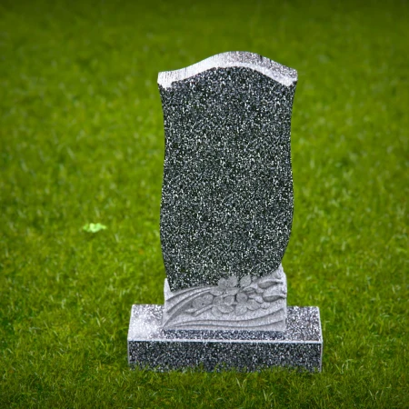 Serenity and grace embodied in each floral-themed grave markers