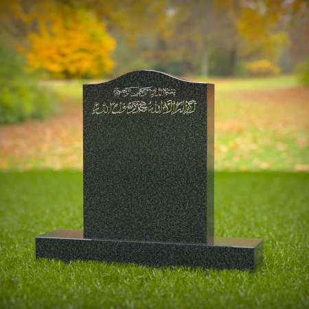 Memorial grave markers shaped for respect, memory, and peace