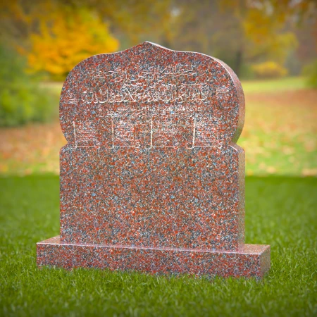 Evocative grave markers with poised structure and grace