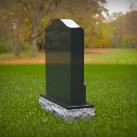 Grave markers that blend tradition and modern form for honoring loved ones