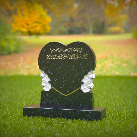 Upright tombstones with refined symmetry and spiritual weight