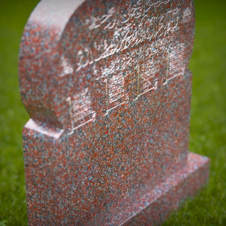 Evocative grave markers with poised structure and grace