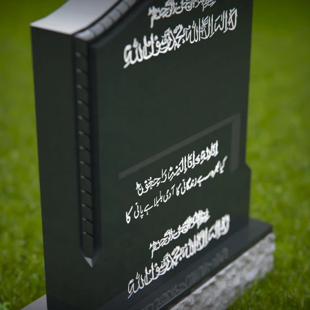 Grave markers that blend tradition and modern form for honoring loved ones