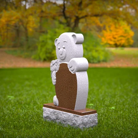 Eternal bloom child headstones gifted by teddy expression