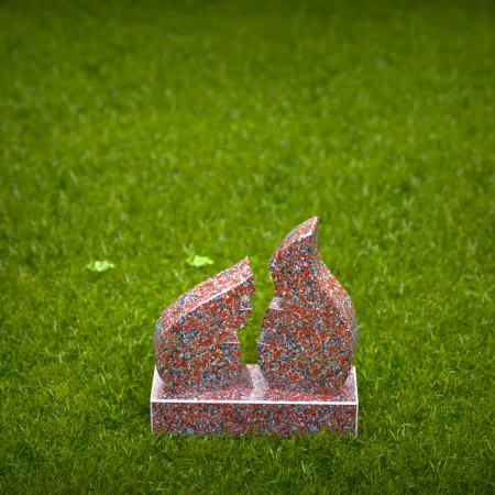 Humble grave markers with noble shape and timeless beauty
