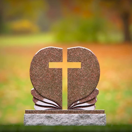 Ornate tombstones featuring subtle lines and enduring power