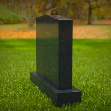 1610 - Minimalistisches Denkmal Grabstein mit subtiler kreisförmiger Gravur