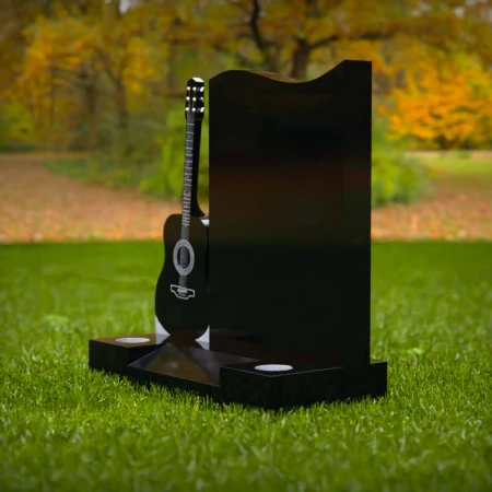 1929 - Gitarren-Themen-Gedenkstätte mit Wellenhöhen-Design für Musikliebhaber