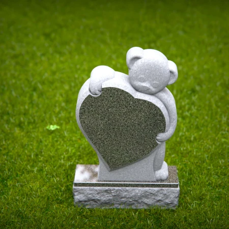Headstones holding the memory of laughter and lullabies