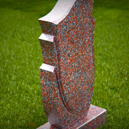 Innovative headstone shape reflecting personalized headstone near me