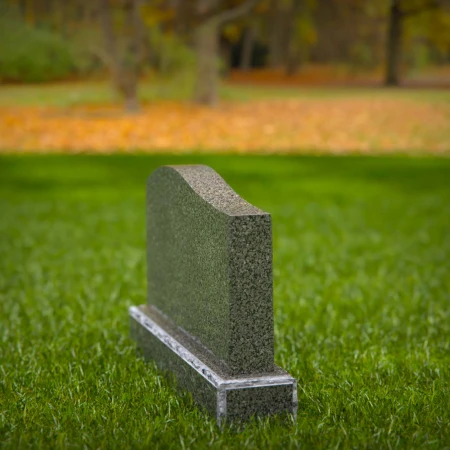Crossed-shield memorials designed to express eternal love