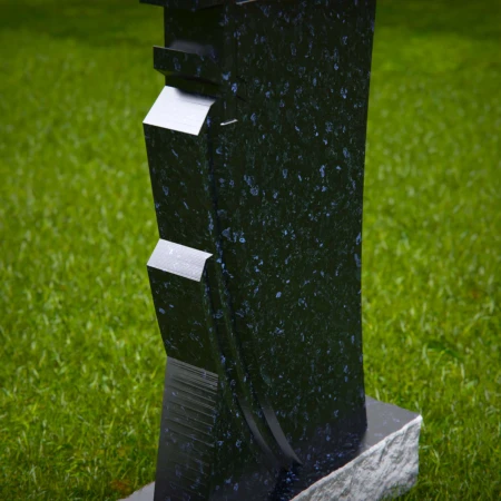 modern headstone with sleek cross accent for spiritual tribute for headstone near me