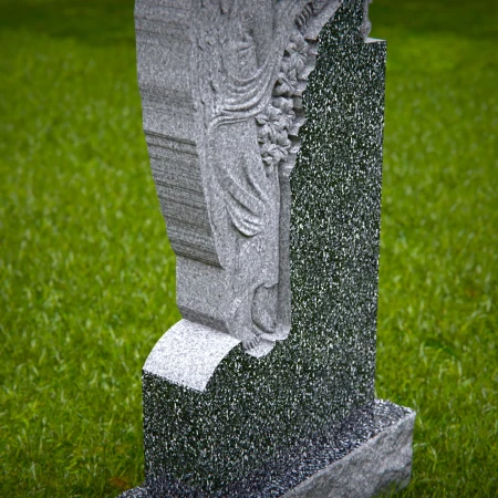 Sculptural detail brings soul and spirit to angel-themed headstone prices