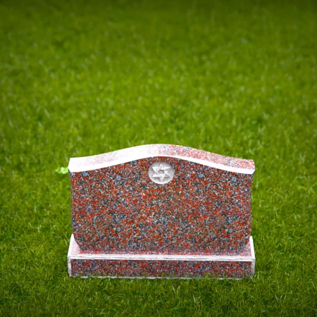 Traditional tombstones elevated with symmetry and spiritual storytelling