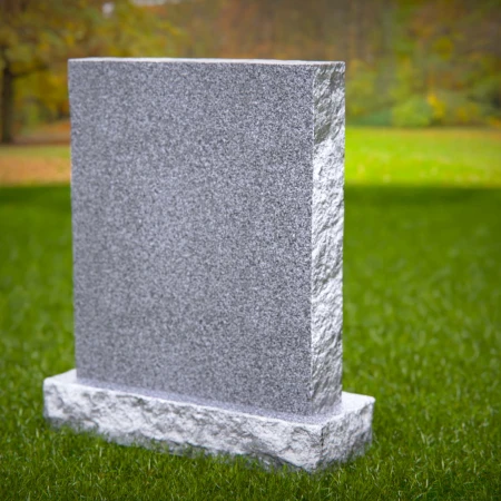 1832 - Upright Memorial Headstone with Interlocked Rings and Rose Engravings