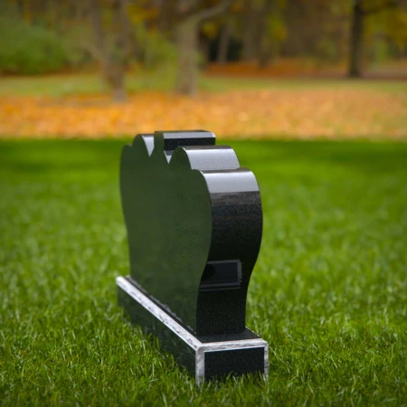 Humble grave markers with noble shape and timeless beauty