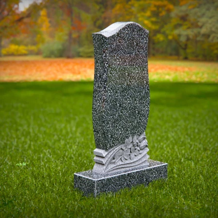 Serenity and grace embodied in each floral-themed grave markers