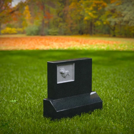 engraved dog headstone for peaceful remembrance for memorials