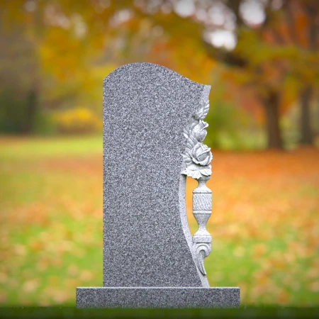 Graceful contours ideal for headstone near me