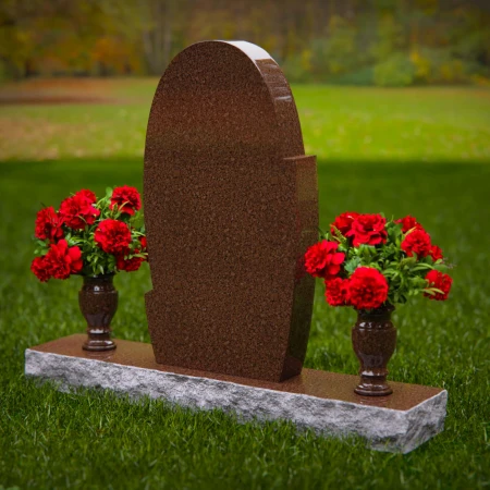 Elegant oval headstones honoring cherished memories and devotion.