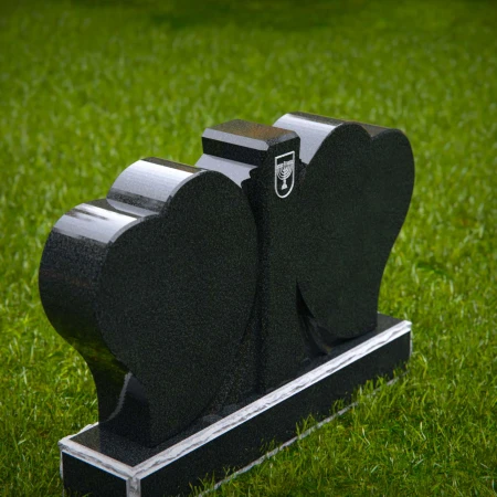 Humble grave markers with noble shape and timeless beauty