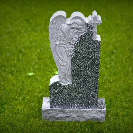 Sculptural detail brings soul and spirit to angel-themed headstone prices