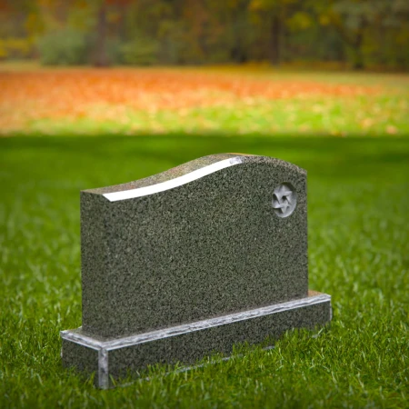 Crossed-shield memorials designed to express eternal love