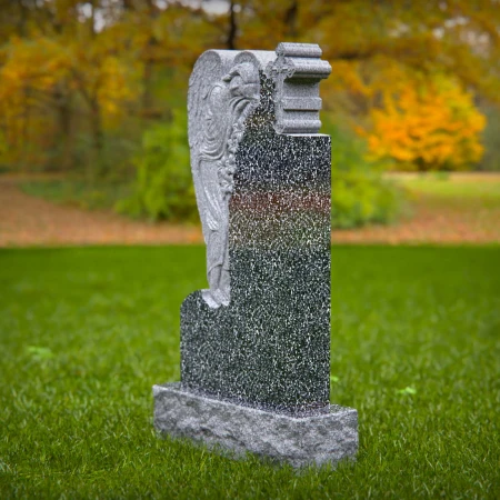 Sculptural detail brings soul and spirit to angel-themed headstone prices