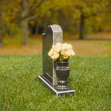 1852 - Natural Edge Upright Headstone