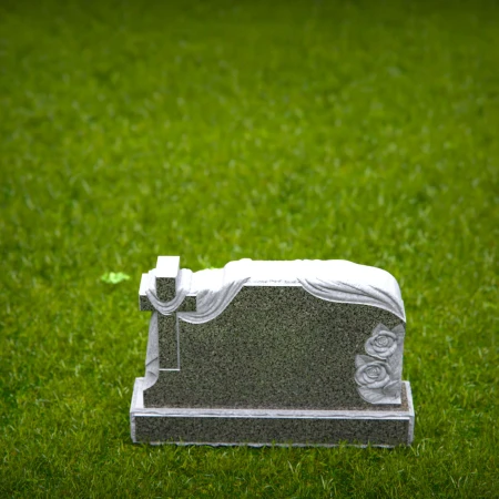 Sacred stillness in the shape of bronze grave markers, headstones near me, and tombstone.