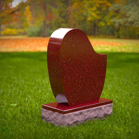 1913 - Modernes abstraktes Denkmal mit glattem Kurvendesign