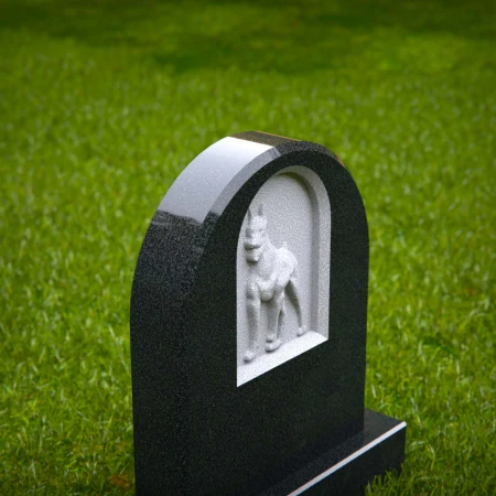 memorial stone capturing the power and spirit of a horse for tombstones