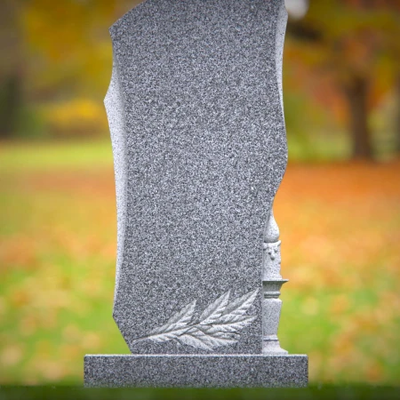 Carved forms reflect dignity and meaning in sculpted tombstones