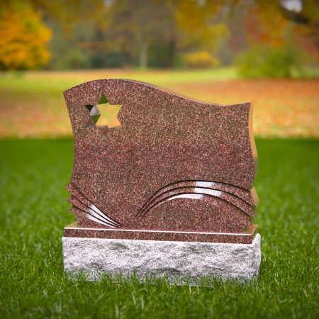 Curved grave markers for lasting impressions and graceful sorrow