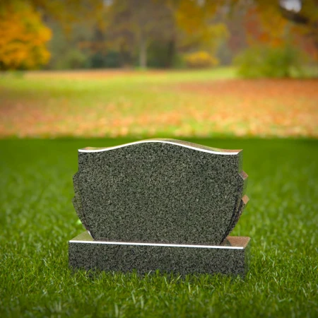 1940 - Elegant Curved-Top Memorial Headstone – Classic and Refined