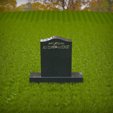 Memorial grave markers shaped for respect, memory, and peace