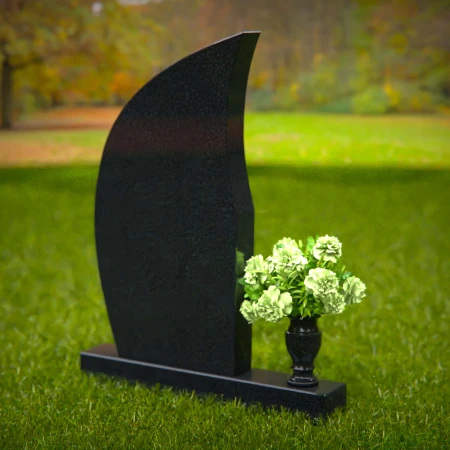 Sleek contemporary granite headstones designed for timeless tribute.