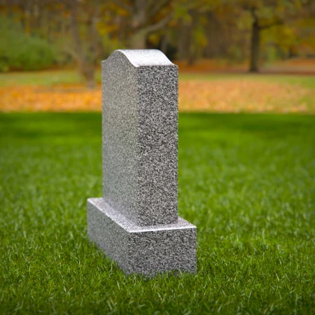 1786 - Classic Upright Headstone with Graceful Curved Top