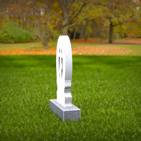 engraved Orthodox monument reflecting faith and peace for grave markers