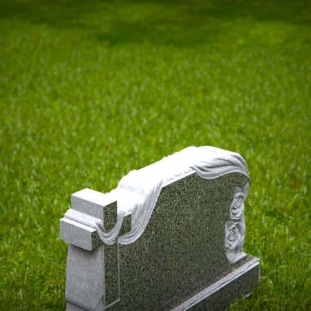 Sacred stillness in the shape of bronze grave markers, headstones near me, and tombstone.
