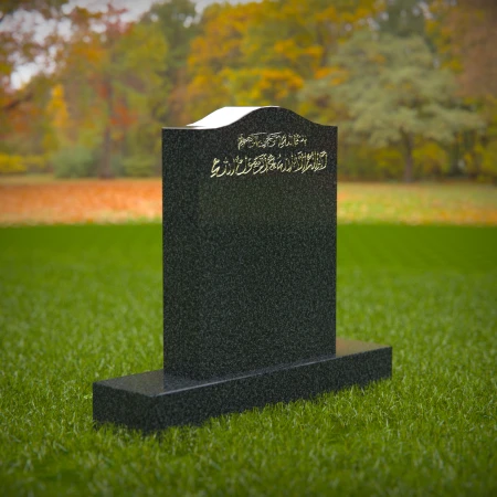 Memorial grave markers shaped for respect, memory, and peace