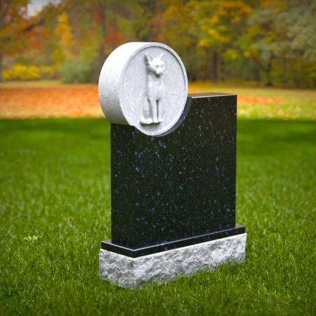 carved cat monument that reflects deep connection for memorials