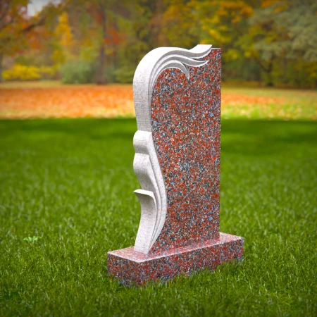 sleek memorial with engraved lines of calm remembrance for headstones
