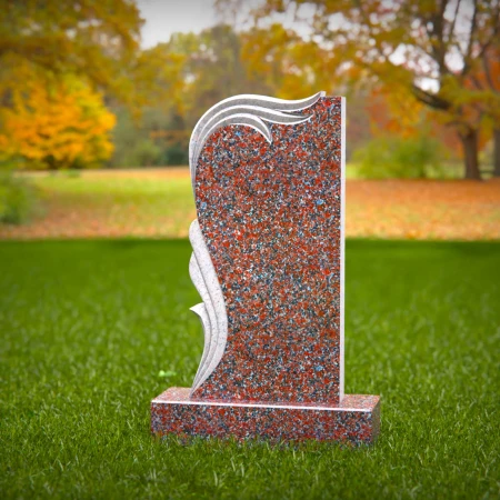 sleek memorial with engraved lines of calm remembrance for headstones