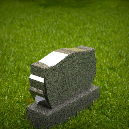 1940 - Elegant Curved-Top Memorial Headstone – Classic and Refined