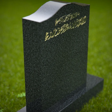 Memorial grave markers shaped for respect, memory, and peace