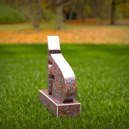 Humble grave markers with noble shape and timeless beauty