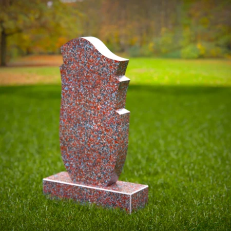 Innovative headstone shape reflecting personalized headstone near me